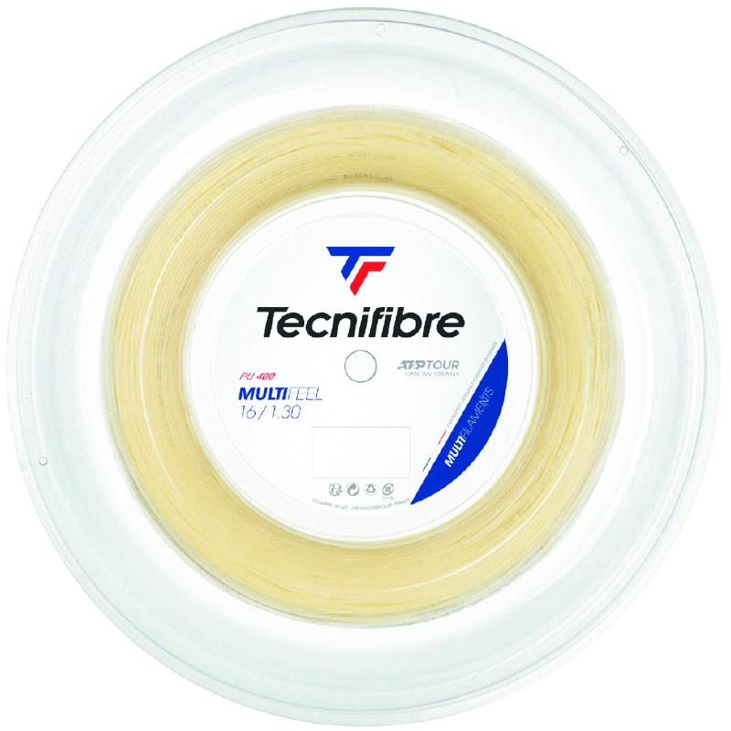 Теннисная струна Tecnifibre Multi Feel натуральный цвет 1,30 200 метров