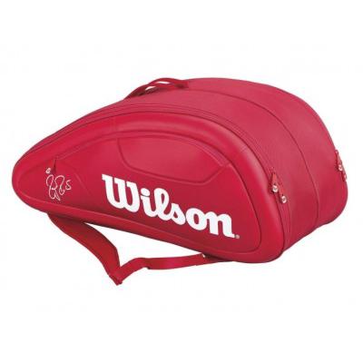 Теннисная сумка для большого тенниса Wilson Federer DNA 12 Racket Bag Red