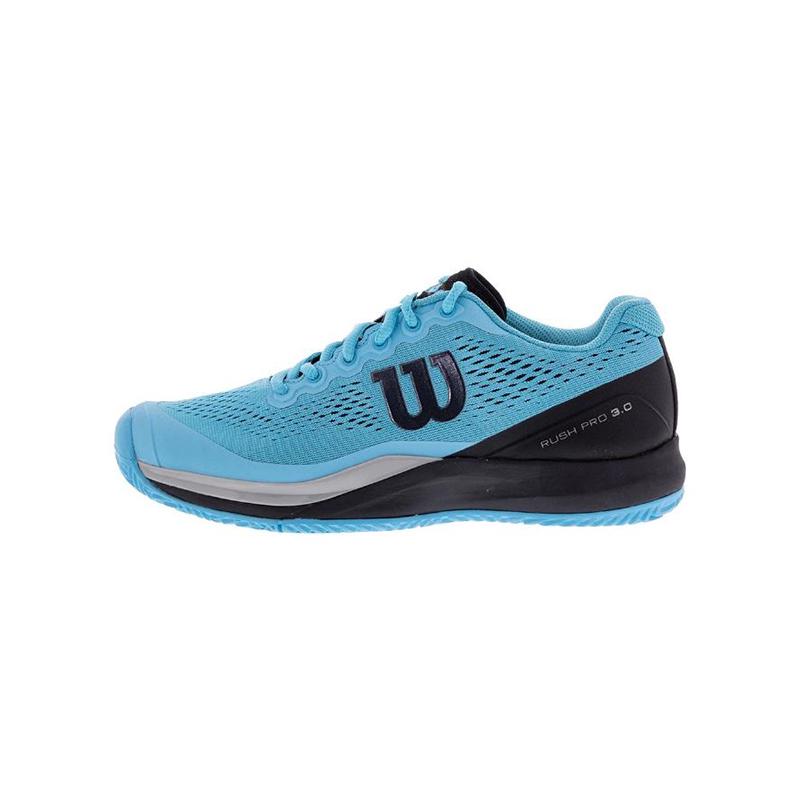 Теннисные кроссовки Wilson Rush Pro 3.0 ULT W Blu Atoll/Black/Pearl Blue