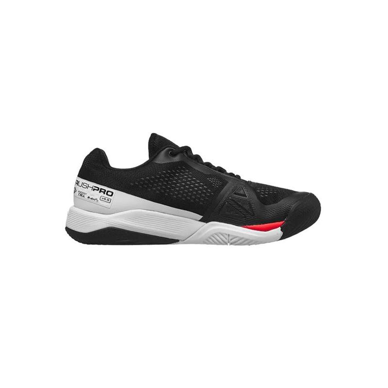 Теннисные кроссовки Wilson Rush Pro 4.0 Black/White/Poppyred