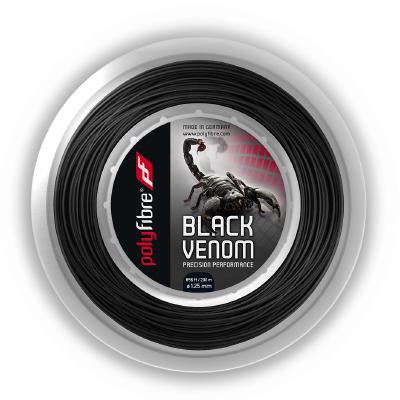 Теннисная струна Polyfibre Black Venom 1,25 200 метров