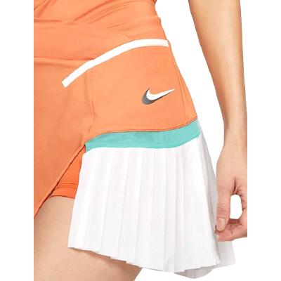 Юбка Nike Dri-Fit Spring Court Skirt W (Оранжевый/Белый)