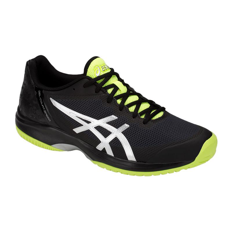 Теннисные кроссовки мужские Asics Gel-Court Speed (Black/Flash Yellow)