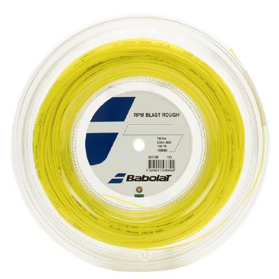Теннисная струна Babolat RPM Blast Rough желтая 1,35 200 метров
