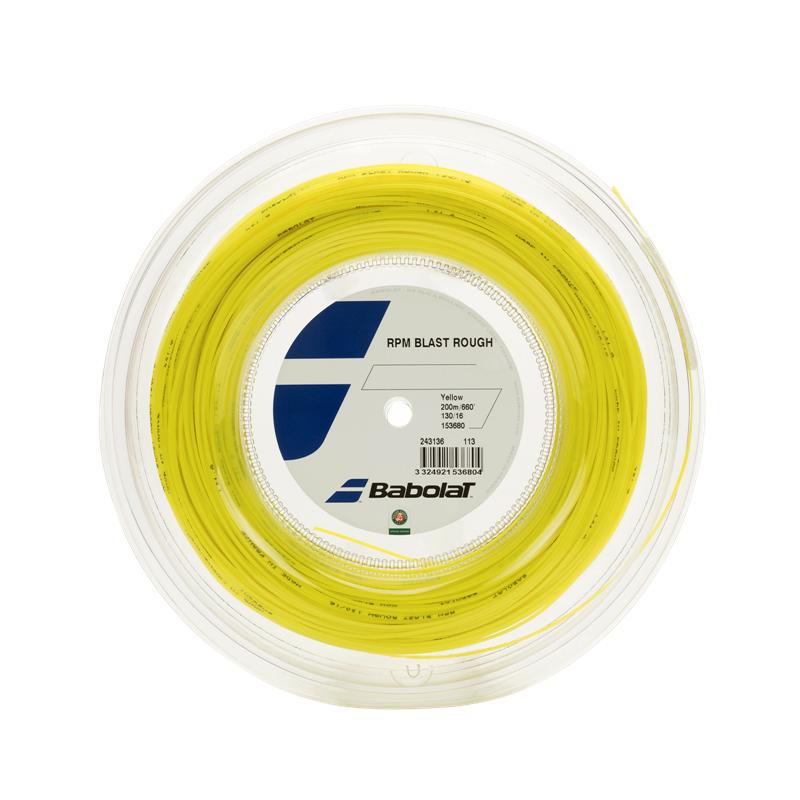 Теннисная струна Babolat RPM Blast Rough желтая 1,30 200 метров