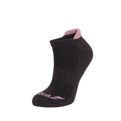 Носки Babolat Invisible женские комплект их 2 пар черная/розовая герань (2014)