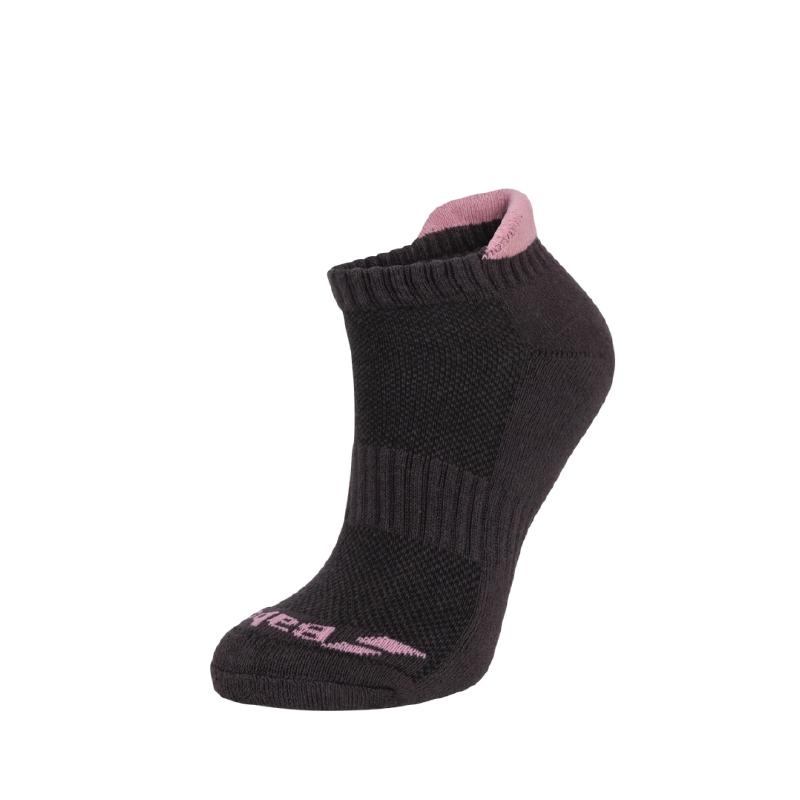 Носки Babolat Invisible женские комплект их 2 пар черная/розовая герань (2014)