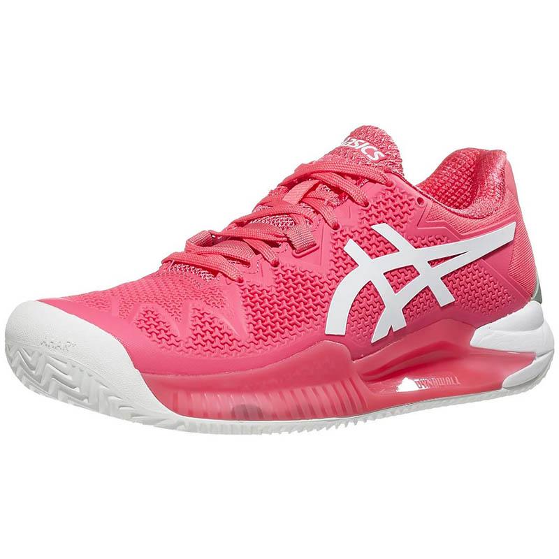 Asics Gel Resolution 8 Clay Pink Cameo White tennis mag.ru