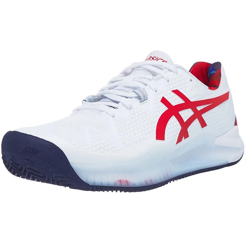 Asics Gel Resolution 8 Clay White Limited Edition tennis mag.ru