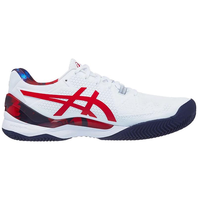 Asics gel resolution 8 white best sale