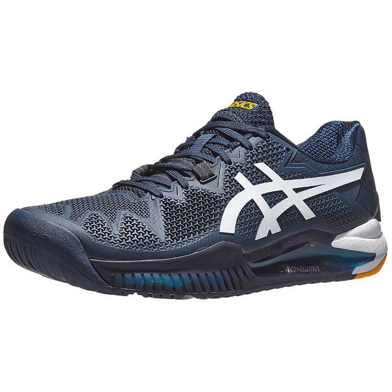 Asics Gel Resolution 8 French Blue White