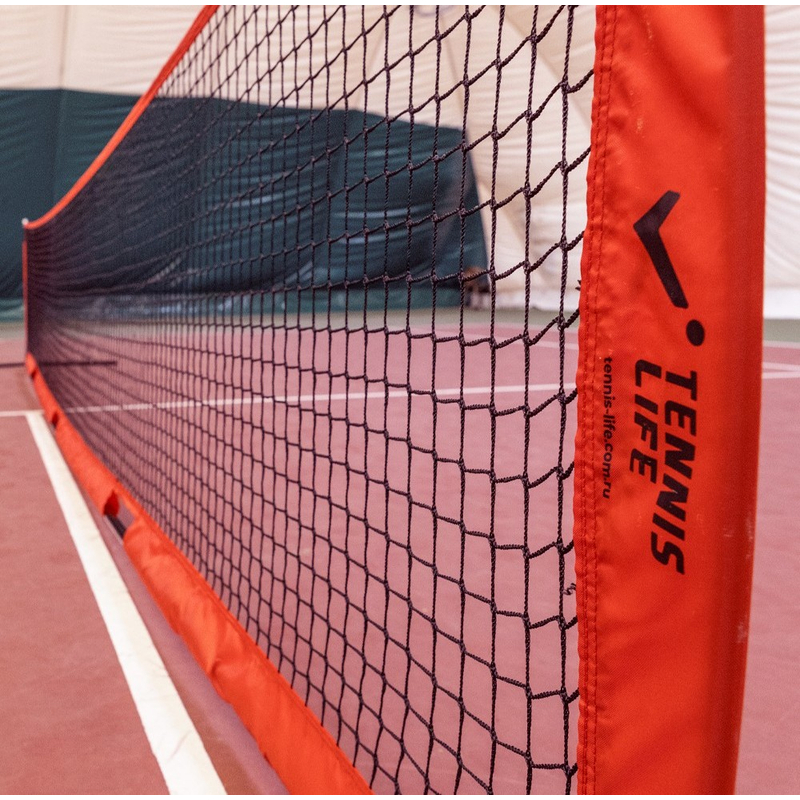 Детская теннисная сетка Tennis Life 5,5x0,91м. портативная сборная 5,5 метров