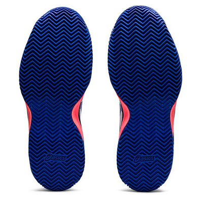Детские теннисные кроссовки Asics Gel-Resolution 8 GS Clay White/Lazuri Blue