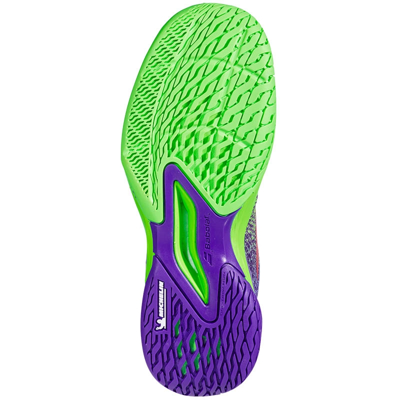 Теннисные кроссовки детские Babolat Jet Mach 3 All Court Jade Lime