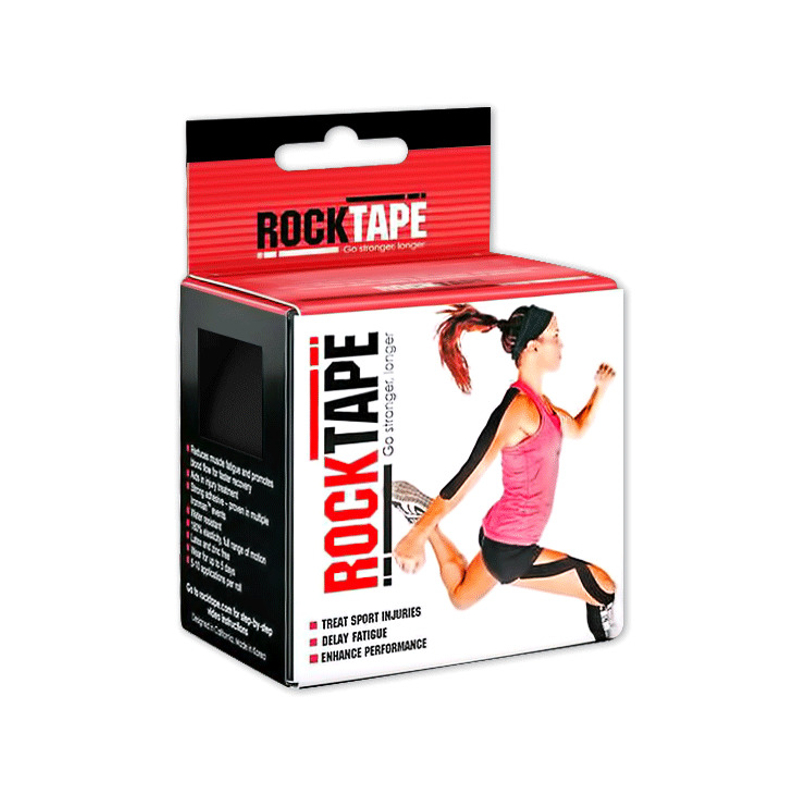 Кинезиотейп RockTape Classic, 5см х 5м (Черный)