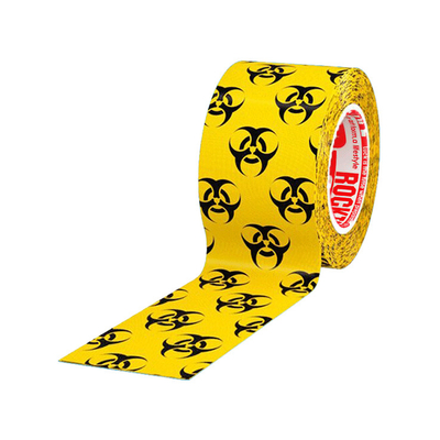 Кинезиотейп RockTape Design, 5см х 5м (Желтый/Черный)