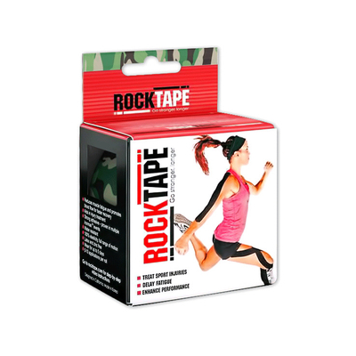 Кинезиотейп RockTape Design, 5см х 5м (Зеленый)