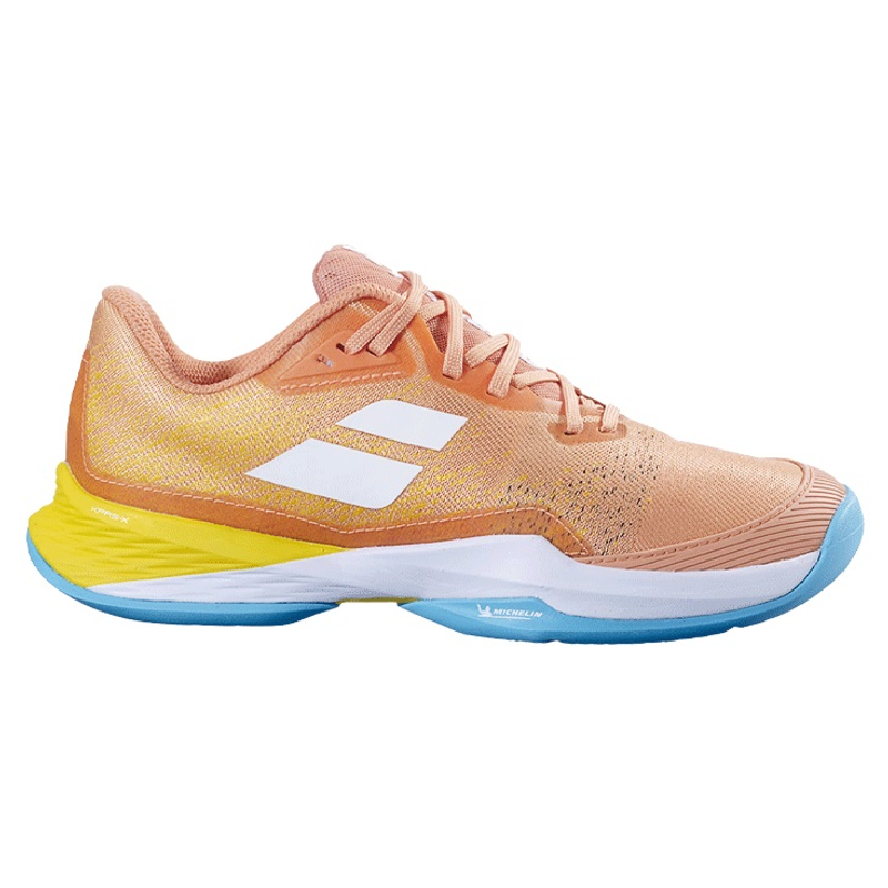 Кроссовки детские Babolat Jet Mach III All Court (Коралловый/Золотой 6018)