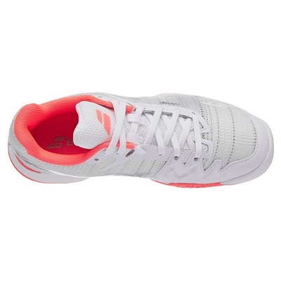 Кроссовки женские Babolat Jet Mach II All Court (Белый/Розовый/Серебро 1012)