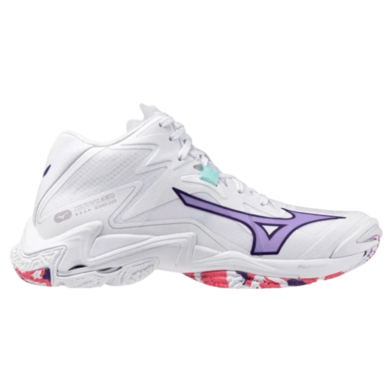 Кроссовки женские Mizuno Wave Lightning Z8 (White/VioletIndigo/CamelliaRos)