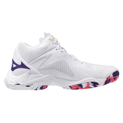 Кроссовки женские Mizuno Wave Lightning Z8 (White/VioletIndigo/CamelliaRos)