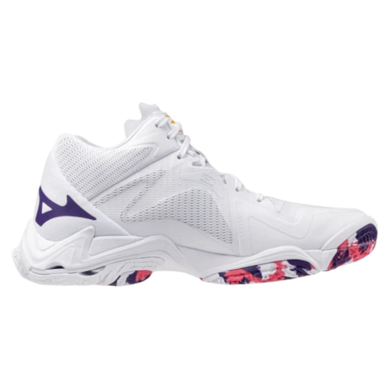 Кроссовки женские Mizuno Wave Lightning Z8 (White/VioletIndigo/CamelliaRos)
