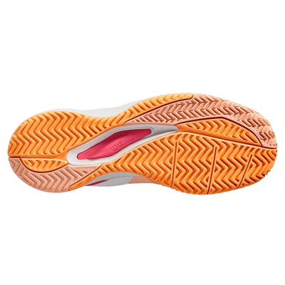 Кроссовки женские Wilson Rush Pro Ace W (Peach Parfait/White/Tangerine)