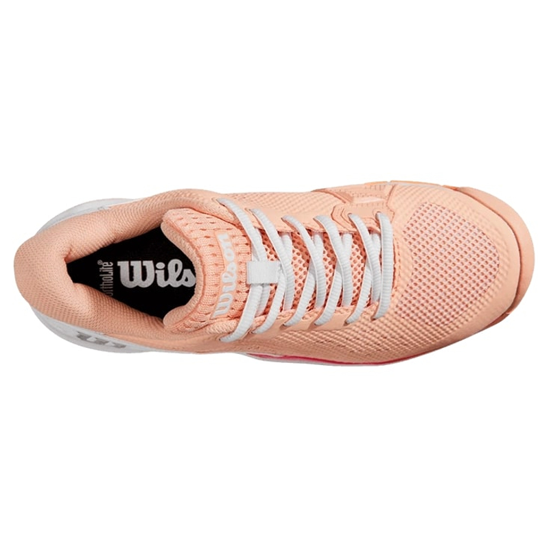 Кроссовки женские Wilson Rush Pro Ace W (Peach Parfait/White/Tangerine)