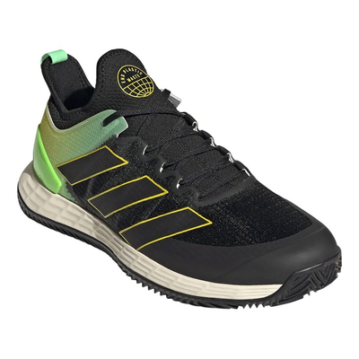 Кроссовки мужские Adidas Adizero Ubersonic 4 M Clay (Черный/Зеленый)