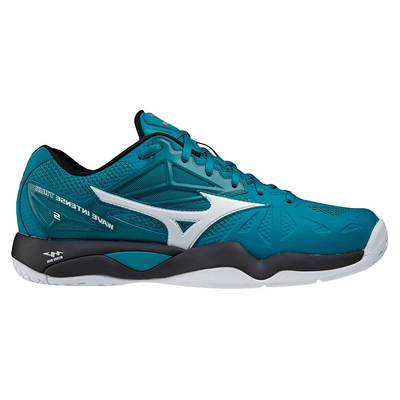 Кроссовки мужские Mizuno Intense Tour 5 (Бирюзовый/Белый/Черный)