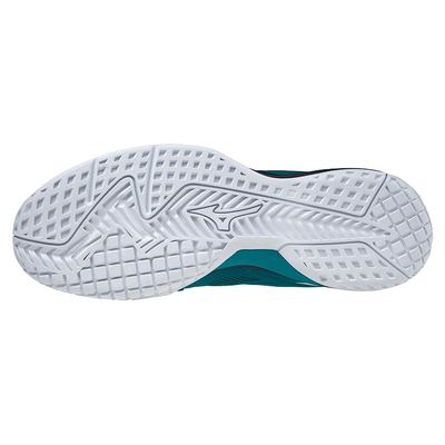 Кроссовки мужские Mizuno Intense Tour 5 (Бирюзовый/Белый/Черный)