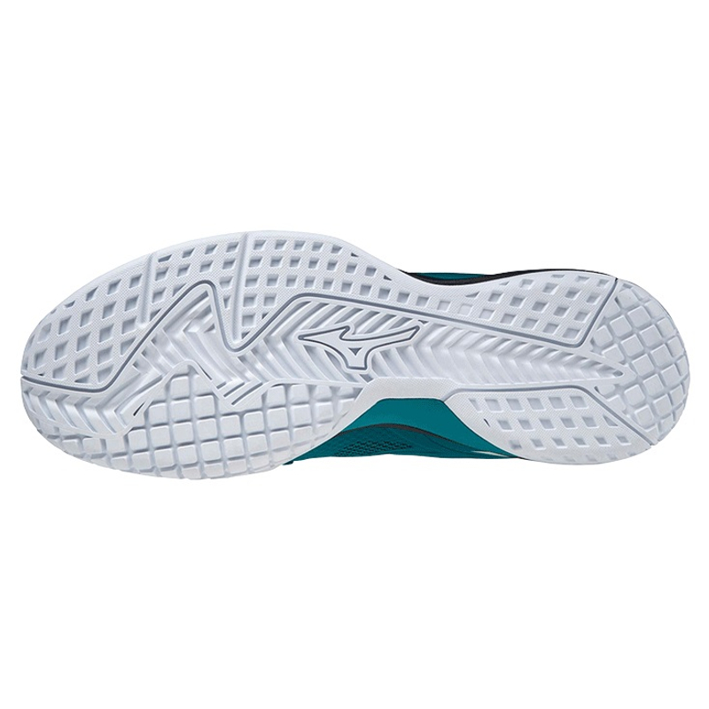 Кроссовки мужские Mizuno Intense Tour 5 (Бирюзовый/Белый/Черный)