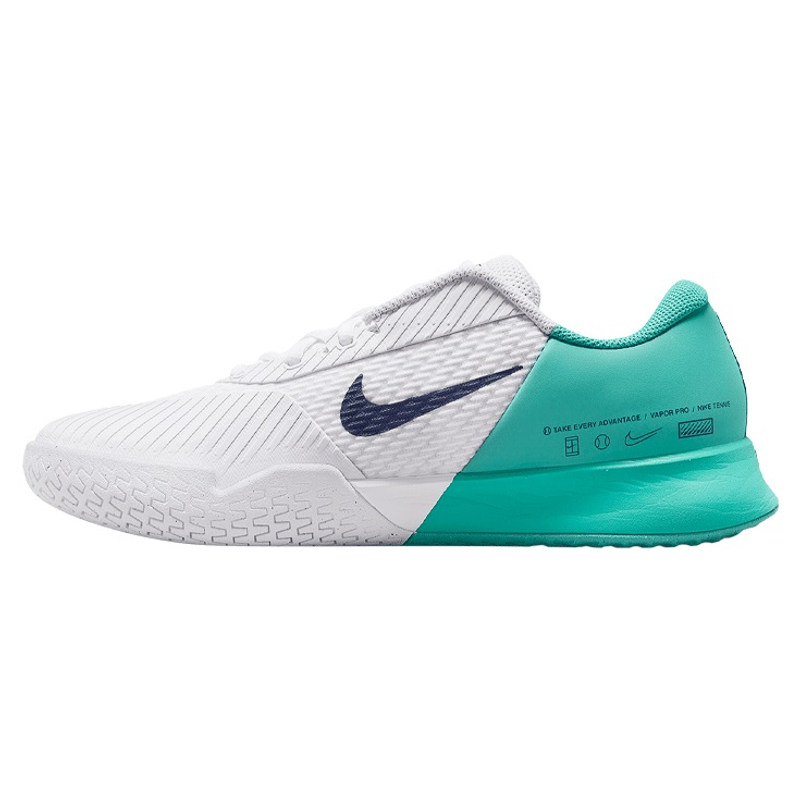 Кроссовки мужские Nike Court Air Zoom Vapor Pro 2 (Белый/Мятный)