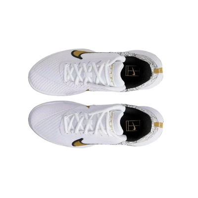 Кроссовки мужские Nike Court Air Zoom Vapor Pro 2 (White/Black/Metallic Gold)