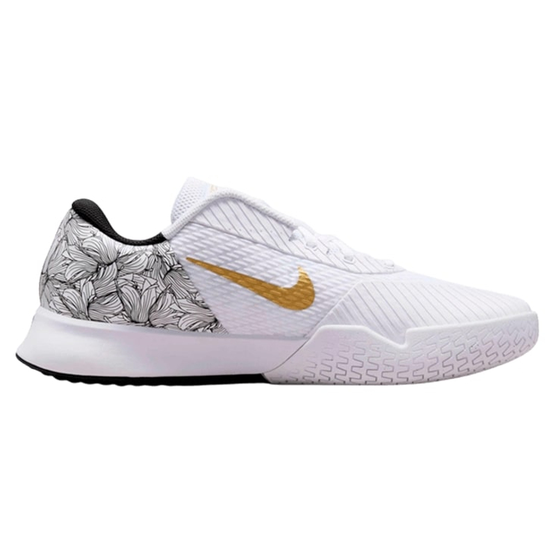 Кроссовки мужские Nike Court Air Zoom Vapor Pro 2 (White/Black/Metallic Gold)