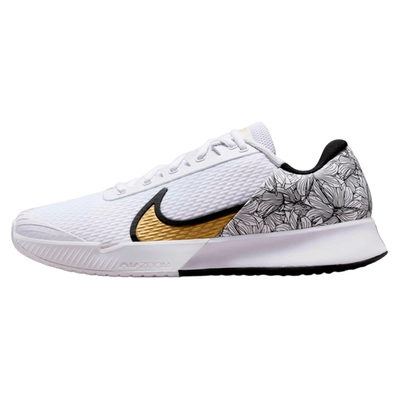 Кроссовки мужские Nike Court Air Zoom Vapor Pro 2 (White/Black/Metallic Gold)