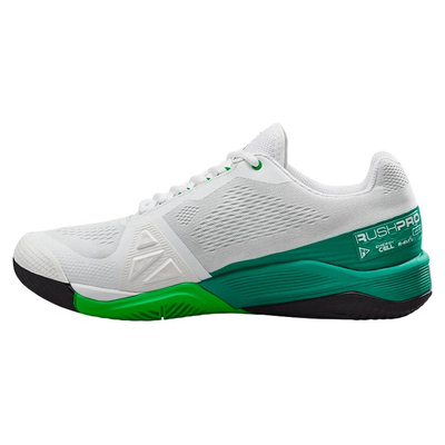 Кроссовки мужские Wilson Rush Pro 4.0 M Clay (White/Bosphorus/Green)