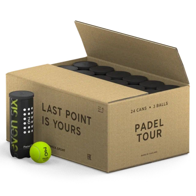 Мячи для падела 7/6 Padel Tour 3 X 24