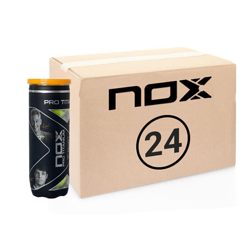 Мячи для падела Nox Pro Titanium 72 мяча (24 x 3)