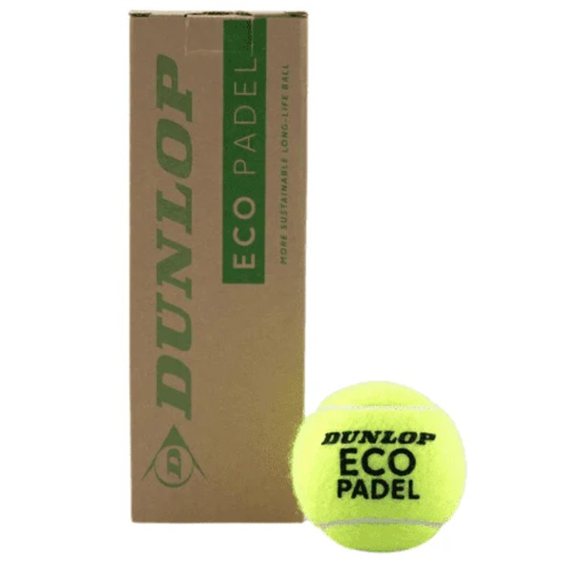 Мячи для падел Dunlop Eco Padel 3 мяча