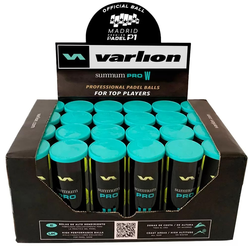 Мячи для падел Varlion Padel Ball Summum Pro W