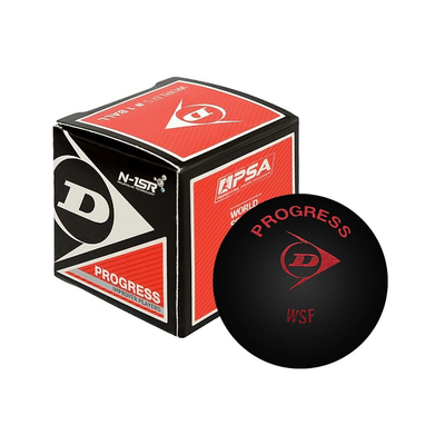Мяч для сквоша Dunlop Progress 1x-Red