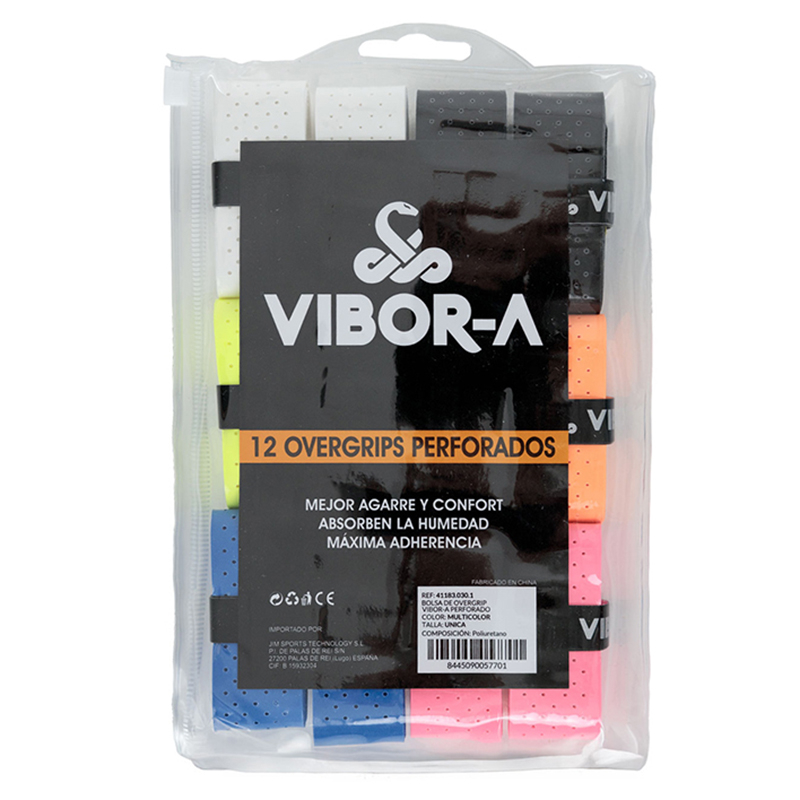 Намотки для падела VIBOR-A Perforaded Assorted 12 штук