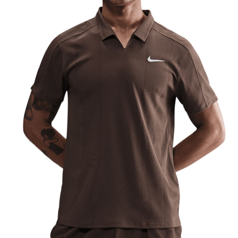Поло мужское Nike Advantage Slam Polo - Baroque Brown