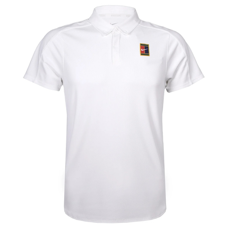 Поло мужское Nike Court Advantage Slam LN Polo - White