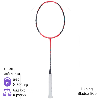 Ракетка для бадминтона Li-ning Bladex 800 Black/Red