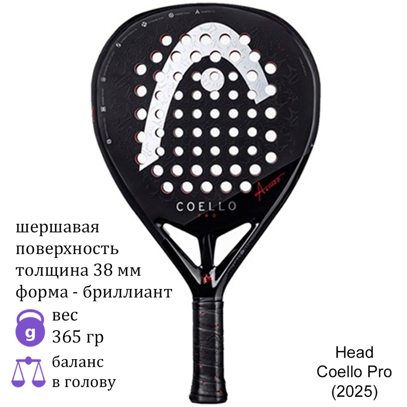 Ракетка для падела Head Coello Pro (2025)