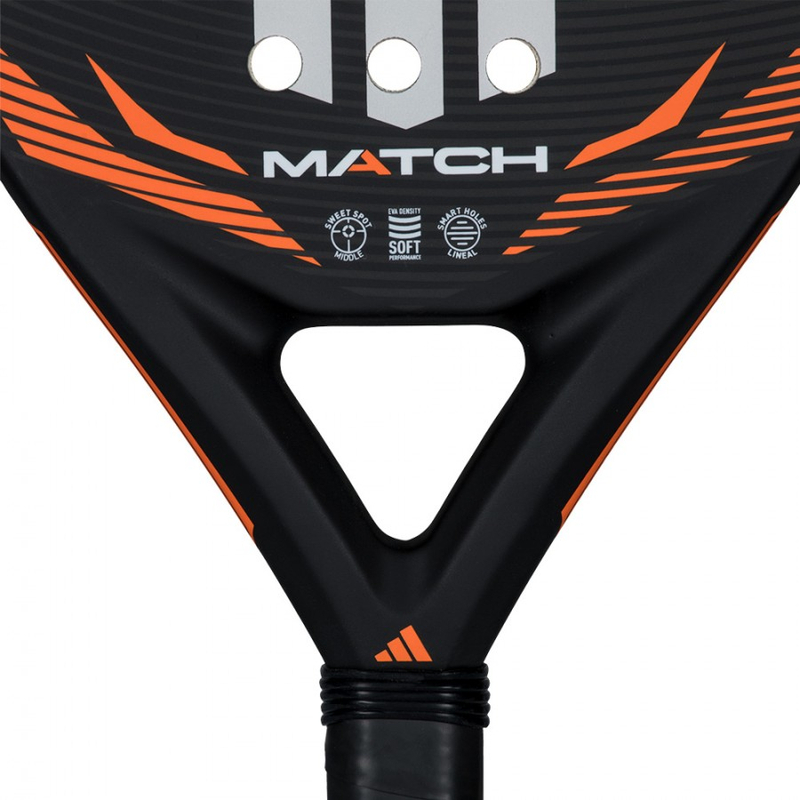 Ракетка для падела Adidas Match Black/Orange 3.5 (2026)