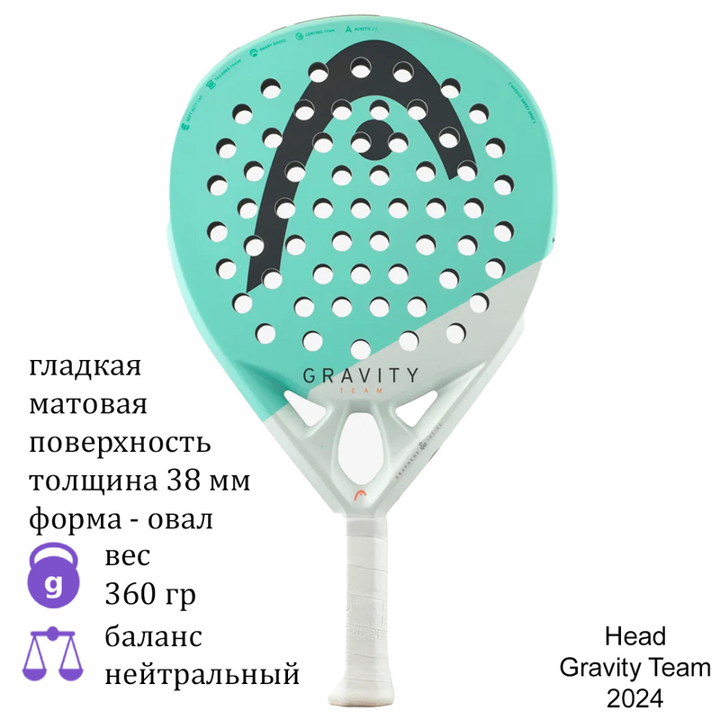 Ракетка для падела Head Gravity Team 2024