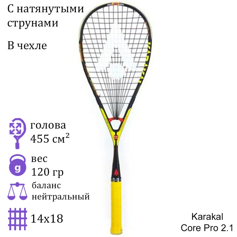 Ракетка для сквоша Karakal Core Pro 2.1